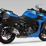 GSX-S1000GT 2022-25 R-11Sq Stainless Slip-on Exhaust w/ Satin Muffler