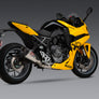 GSX-8S/R/T/TT 23-25 AT2 Stainless Full Exhaust, w/ Stainless Muffler