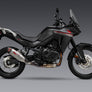TRANSALP 2024 RS-12 Stainless Slip-On Exhaust, w/ Stainless Muffler