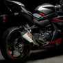 450SS 23-24 / 450NK 2024 AT2 Stainless Slip-On Exhaust, w/ Stainless Muffler