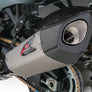 HAYABUSA 2021-25 Race R-11SQ-R Dual Stainless Slip-On Exhaust, w/ Stainless Mufflers