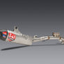 CRF250R/RX 2025 RS-12 Stainless Full Exhaust, w/ Stainless Muffler