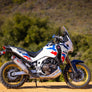 Africa Twin 20-25 RS-12 Stainless Slip-On Exhaust, w/ Stainless Muffler