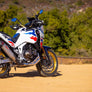 Africa Twin 20-25 RS-12 Stainless Slip-On Exhaust, w/ Stainless Muffler