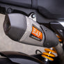 GROM 2022-25 RS-9T Stainless High Mount Full Exhaust, w/ Stainless Muffler