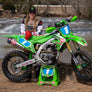 KX250/X 21-24 RS-12 Stainless Full Exhaust, w/ Aluminum Muffler