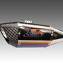 GSX-R1000 2017-25 R-11Sq Stainless Slip-On Exhaust, w/ Blued Titanium Muffler