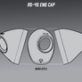RS4S Carbon Fiber End Cap Cover w/ Insert Hole