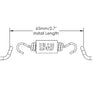 Exhaust Spring W/Insulator, 2.3'' Length (sold each)