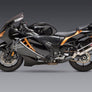 HAYABUSA 2022-25 Race R-77 Dual Stainless Slip-On Exhaust, w/ Stainless Mufflers