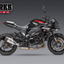 KATANA 2020 ALPHA Stainless Slip-On Exhaust, with Stainless Muffler