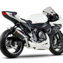 GSX-R600/750 11-24 Race R-77 Stainless Full Exhaust, w/ Carbon Fiber Muffler