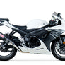 GSX-R600/750 11-24 Race TRC-D Stainless Full Exhaust, w/ Carbon Fiber Muffler