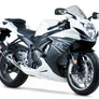 GSX-R600/750 11-24 Race TRC-D Stainless Full Exhaust, w/ Carbon Fiber Muffler