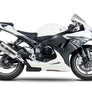 GSX-R600/750 11-23 R-77 Stainless Slip-On Exhaust, w/ Stainless Muffler