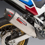 Africa Twin 20-25 RS-12 Stainless Slip-On Exhaust, w/ Stainless Muffler