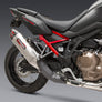 Africa Twin 20-25 RS-12 Stainless Slip-On Exhaust, w/ Stainless Muffler