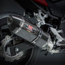 CBR500R 16-18/CB500F 16-18 R-77 Stainless Slip-On Exhaust, w/ Carbon Fiber Muffler