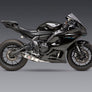 FZ/MT-07 15-25 / XSR700 18-24 / R7 22-25 Race R-77 Stainless Full Exhaust, w/ Stainless Muffler