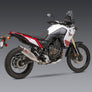 TENERE 700 21-25 RS-12 Stainless Slip-On Exhaust, w/ Stainless Muffler