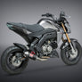 Z125 PRO (BR125) 17-24 Race RS-2 Stainless Full Exhaust, w/ Carbon Fiber Muffler