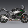 NINJA 1000SX 20-24 / NINJA 1100SX 2025 ALPHA Stainless Slip-On Exhaust, w/ Stainless Muffler