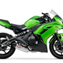NINJA 650 12-16 Race RS-4S Stainless Full Exhaust, w/ Stainless Muffler