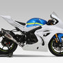 GSX-R1000/R 17-25 RACE R-11SQ TITANIUM FULL EXHAUST, W/ TITANIUM MUFFLER