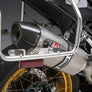 R1200GS/R1250GS 13-22 R-77 Stainless Slip-On Exhaust, w/ Stainless Muffler