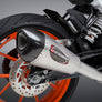 390 DUKE 17-20/RC390 17-20 ALPHA T Stainless Slip-On Exhaust, w/ Stainless Muffler