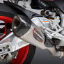 APRILIA RSV4/Tuono 17-20 Race Alpha T Slip-On Titanium Exhaust, w/ Titanium Muffler