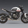 TRIDENT 21-23 / 22 TIGER SPORT 660 Race AT2 Stainless Full Exhaust, w/ Stainless Muffler