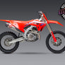CRF450R/RX 2021-2024 / CRF450R-S 2023-2024 RS-12 Titanium Full Exhaust, w/ Titanium Muffler