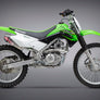 KLX140/L/G/R/RL/RF 11-24 RS-9 Stainless Full Exhaust, w/ Aluminum Muffler