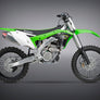 KX250F 17-20 RS-4 Stainless Slip-On Exhaust, w/ Aluminum Muffler