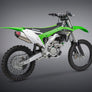 KX250F 17-20 RS-4 Stainless Slip-On Exhaust, w/ Aluminum Muffler