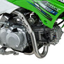 KLX110/L 02-24/SUZ DR-Z110 03-05 RS-2 Stainless Full Exhaust, w/ Carbon Fiber Muffler