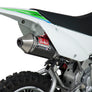 KLX110/L 02-24/SUZ DR-Z110 03-05 RS-2 Stainless Full Exhaust, w/ Carbon Fiber Muffler