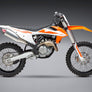 KTM/HUSQ 250/350 19-22 RS-4 Stainless Slip-On Exhaust, w/ Aluminum Muffler