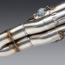 GSX-R1000 05+ / ZX-10R 07+ Oval Track Mod Lites Stainless Full Exhaust, w/ Stainless Muffler