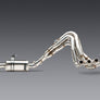 GSX-R1000 05+ / ZX-10R 07+ Oval Track Mod Lites Stainless Full Exhaust, w/ Stainless Muffler