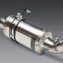 GSX-R1000 05+ / ZX-10R 07+ Oval Track Mod Lites Stainless Full Exhaust, w/ Stainless Muffler