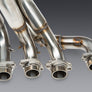 GSX-R1000 05+ / ZX-10R 07+ Oval Track Mod Lites Stainless Full Exhaust, w/ Stainless Muffler
