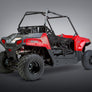 RZR170 10-16 RS-2 Stainless Full Exhaust, w/ Carbon Fiber Muffler