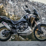 Africa Twin 20-25 RS-12 Stainless Slip-On Exhaust, w/ Stainless Muffler