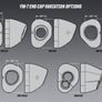 R-77 REPLACEMENT END CAP KIT SLASH-CUT RIGHT SIDE