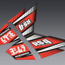 RS-4 MUFFLER DECAL SET (4 pcs)