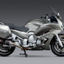 FJR1300A 13-24 R-77 Stainless Slip-On Exhaust, w/ Carbon Fiber Mufflers