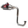 RZR170 10-16 RS-2 Stainless Full Exhaust, w/ Carbon Fiber Muffler