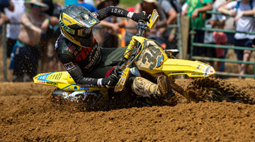 Team Twisted Tea Suzuki's Anstie 10th overall at Budds Creek MX